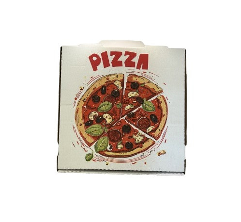 Pizza doboz 32 cm nyomtatott 