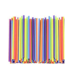 Műanyag PLA vegyes szívószál 240x8mm