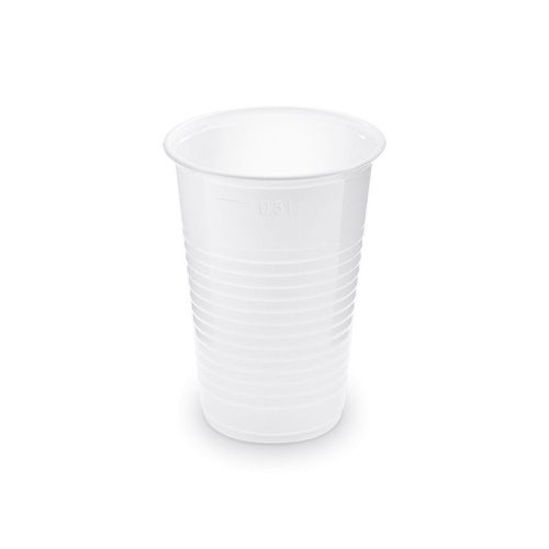 Műanyag pohár 3DL Fehér