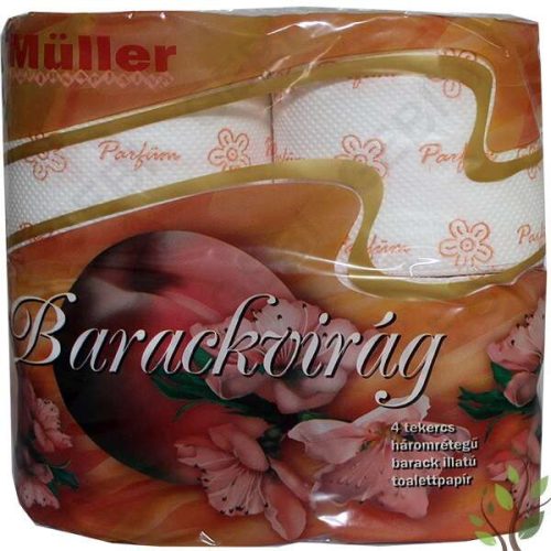 Müller WC Papír Barackvirág 4 tekercses, 3 rétegű