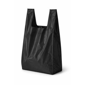 20x38/10 Ingvállas bevásárlótáska (szatyor) fekete 
