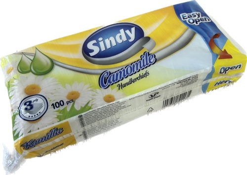 Papírzsebkendő Sindy kamilla