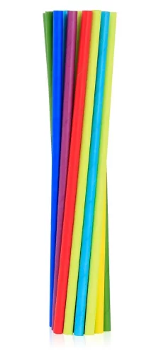 Papír szívószál színes 230 x 8 mm