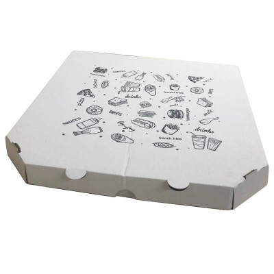 Pizza doboz 45 cm nyomtatott 