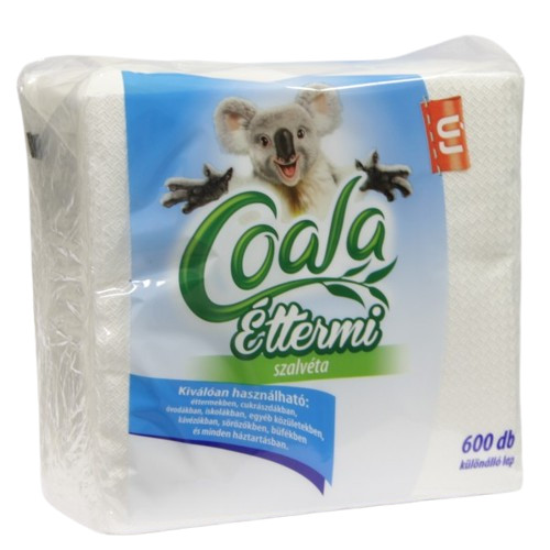 Szalvéta éttermi Coala 600 lapos 16x16 1 réteg  28/#