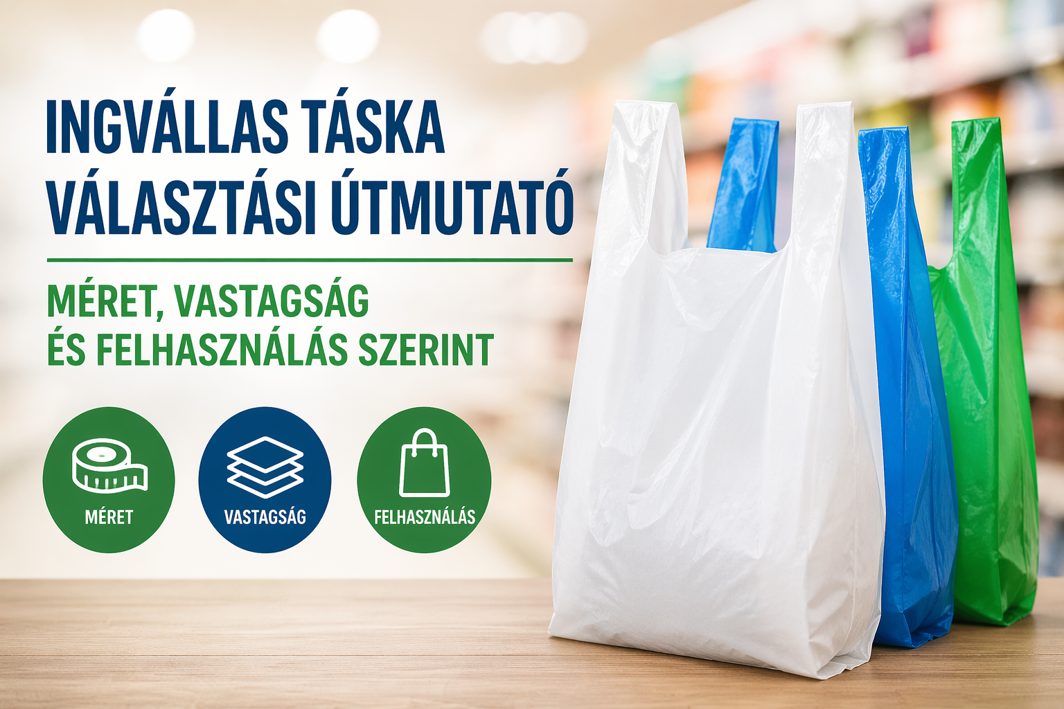 Ingvállas táska választási útmutató – méret, vastagság és felhasználás szerint
